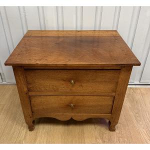 Small Children's Walnut Chest Of Drawers