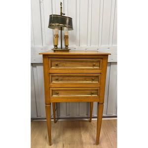 Louis XVI Style Cherrywood Bedside Table
