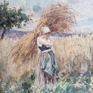 Bourgoin Marie-désiré - Watercolor