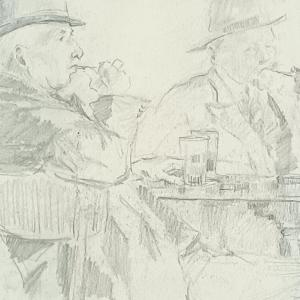 Drawing By Victor Fermeuse – 1947 – Belgian School