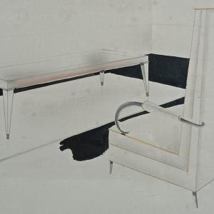 Furniture Design For A Living Room – Msd Paris – Circa 1940