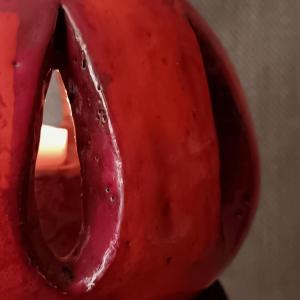 Ceramic Lantern Signed J. Aihupion (19)75