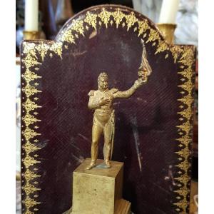 Gilt Bronze Statuette Louis Philippe Adopting The Tricolor Flag 1830