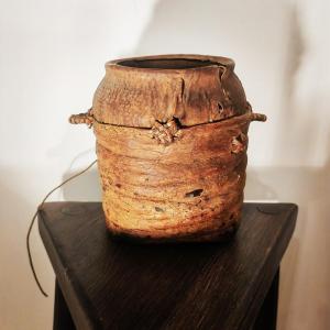 Rare Mouse Oracle, Terracotta, Skin, Bark And Basketry, Africa, Early 20th Century Or Earlier 