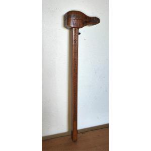 Rare Worker Item, Shoemaker Sliding Calipers, Circa 1800, Wood & Brass