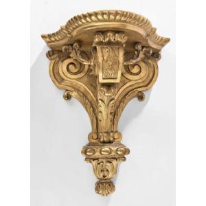 Gilded Wooden Wall Bracket