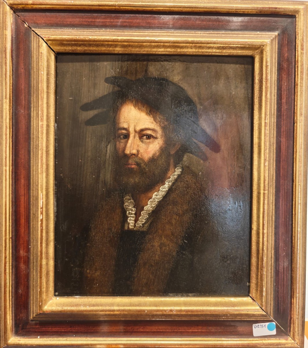 Figura di nobiluomo con cappello