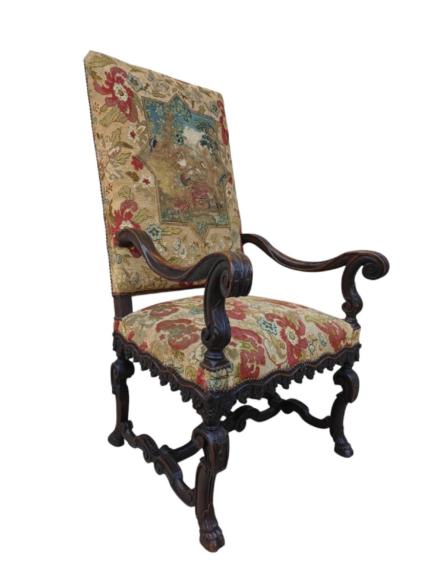 Poltrona milanese Luigi XIV-photo-4