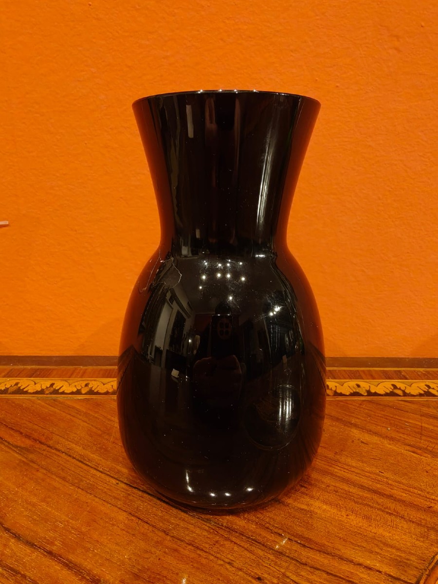 Vaso nero Carlo Scarpa per Venini