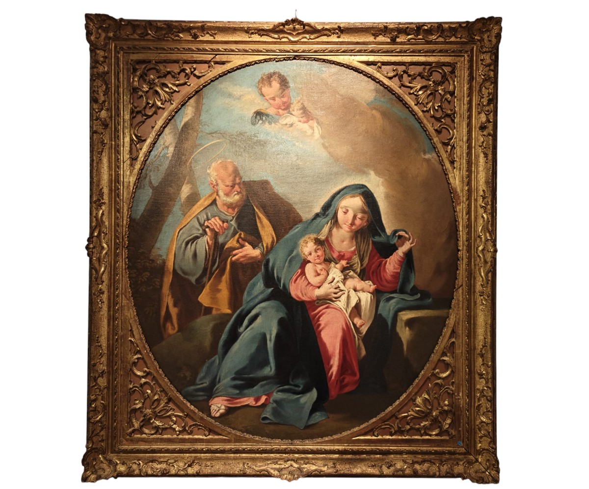 G.B Pittoni, "Riposo nella fuga in Egitto"