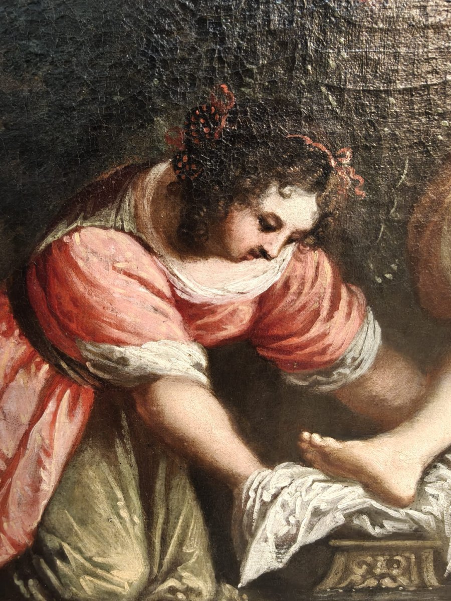 Betsabea al bagno, ambito Pietro Liberi-photo-4