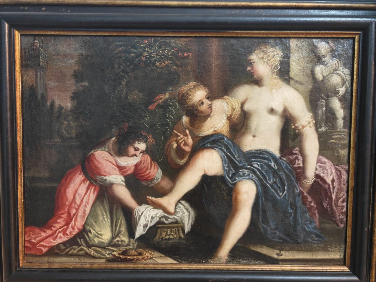 Betsabea al bagno, ambito Pietro Liberi