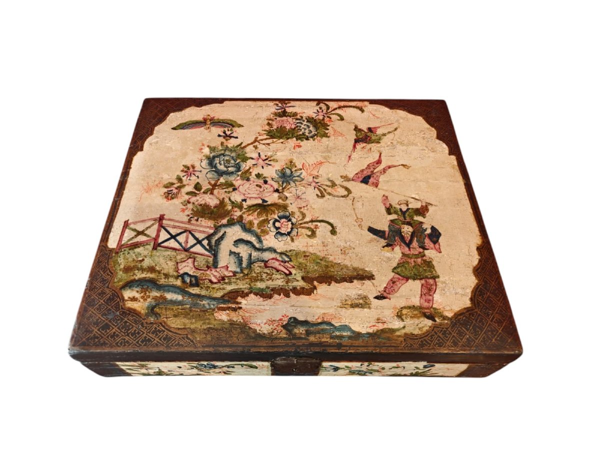 Cofanetto laccato del '700-photo-5