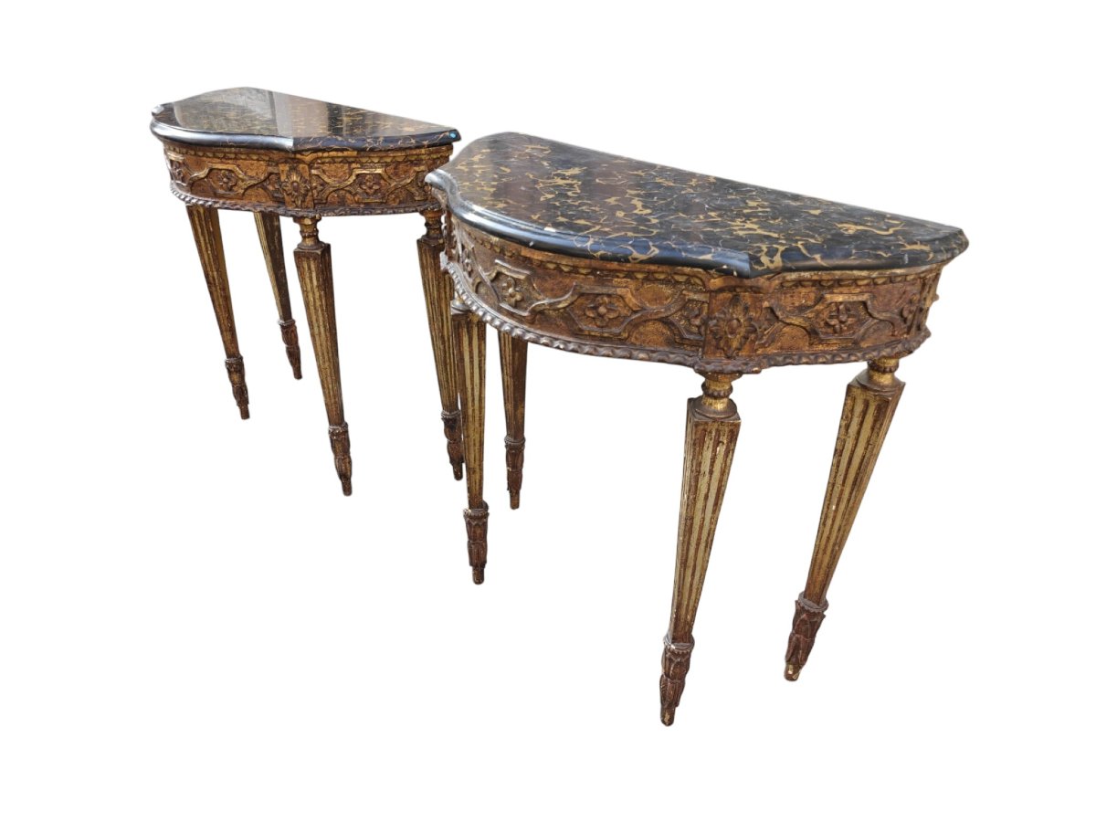 Coppia di Consolle neoclassiche-photo-4