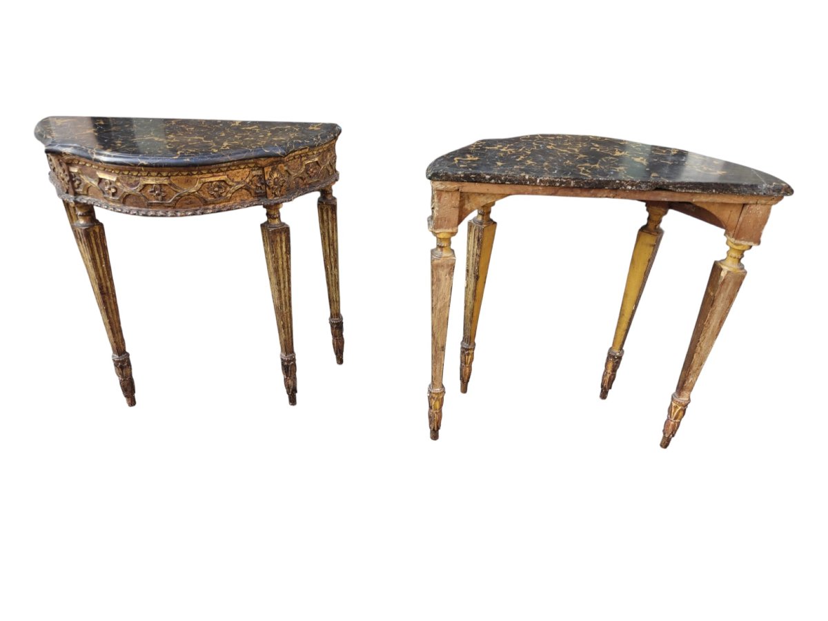 Coppia di Consolle neoclassiche-photo-6