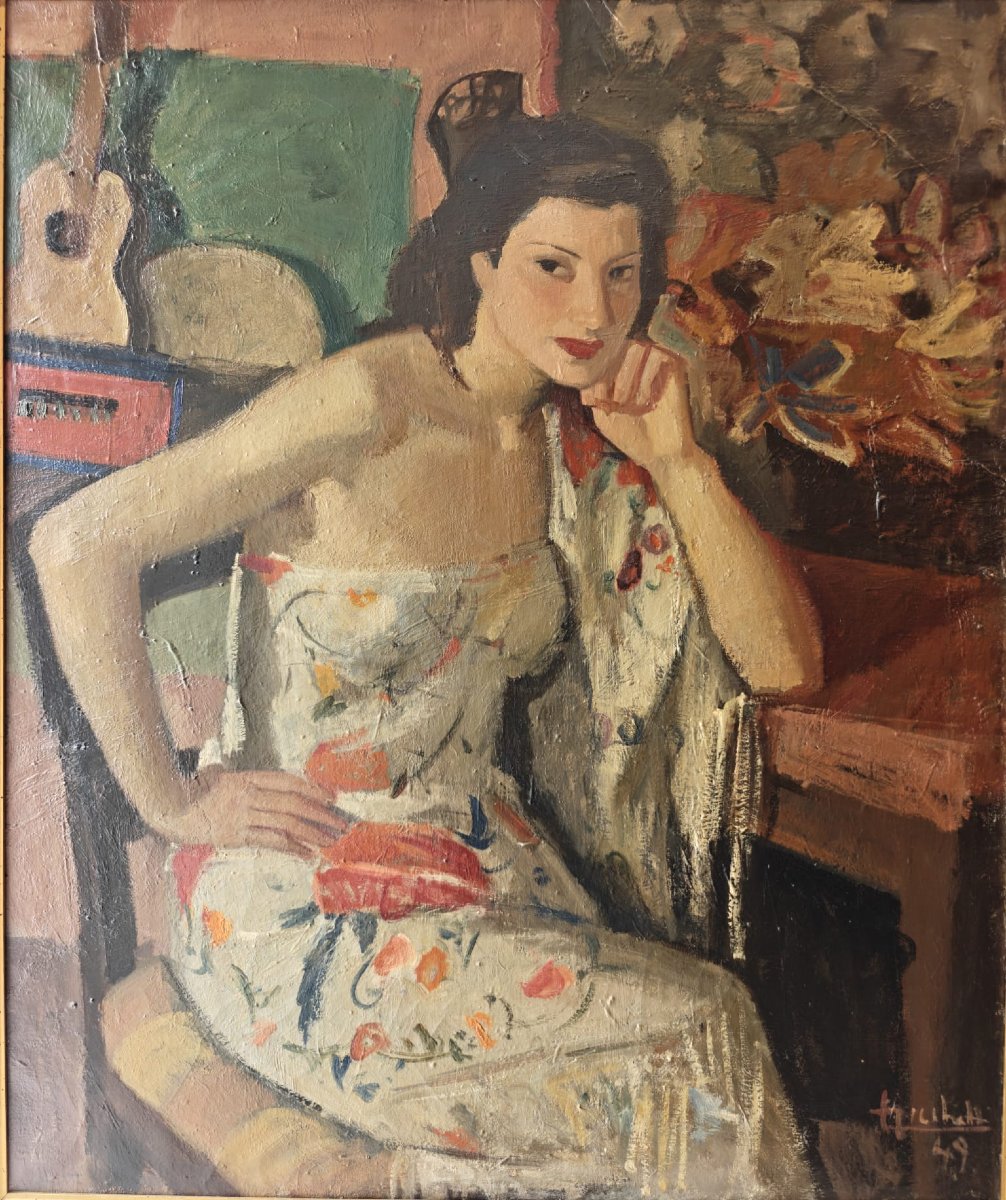 figura di donna - Luciano Ricchetti 1949