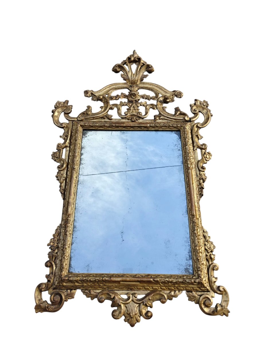 specchiera veneziana metà XVIII secolo
