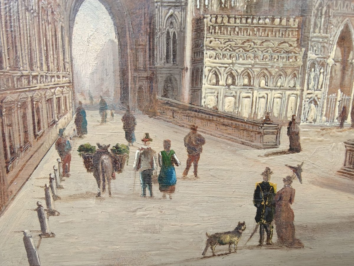 Veduta Duomo di Palermo - Karl Kaufmann 1873-photo-1