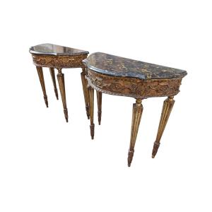 Coppia di Consolle neoclassiche