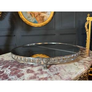 Especially A Napoleon III Period Table In Empire Style Silver Bronze