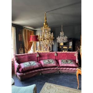Pair Of “boudoir” Sofas From The Napoleon III Period - 3.80m Long