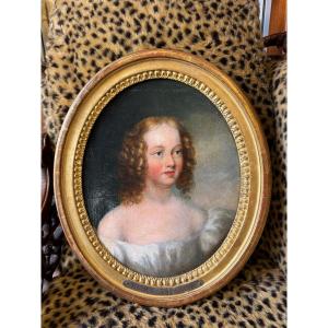 Portrait Of A Woman From The Louis XVI Period - 18th Century English School