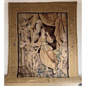 Felletin Tapestry From The Renaissance Period - Late 17th Century 