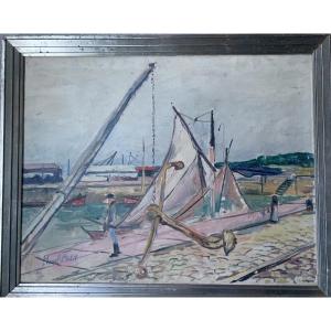 Paul Petit Painter Lorraine The Port