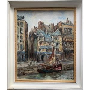 Le Havre The Quays By Fred Pailhès Norman School 