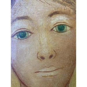 Portrait Of A Young Woman By Albert Deman