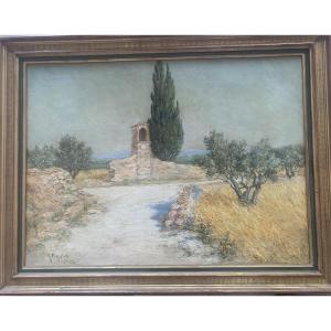 Raphaël Pinatel (1875-1933) Landscape Of Provence