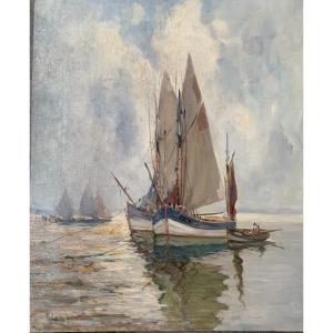 Calm Weather In Brittany By Marcel Canet