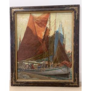 Jean Torthe Returns From Fishing In Pornic