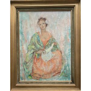 Grande Huile De 1961 De Gin Coste-crasnier