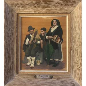 Le Joueur italien De Cornemuse Par André Marius Aillaud 