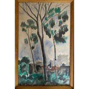 Jean Du MarborÉ (1896-1933) Paysage De 1928