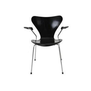 Vintage Chair With Armrests By Arne Jacobsen For Fritz Hansen