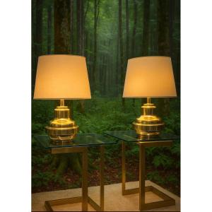 Pair Of Vintage Italian Lamps