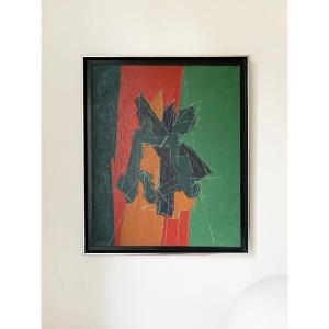 Amand Bouvier (1913-1997), Abstract Composition, Circa 1975