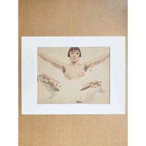 Raphaël Delorme (1885-1962), Study Of A Bust Of A Female Nude; Study Of Hands