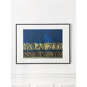 Pierre Charbonnier (1897-1978), Petit Rhône, Gouache On Cardboard