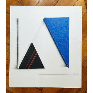 Joël Froment (1938-2023), Untitled, 1986, Pastel On Paper