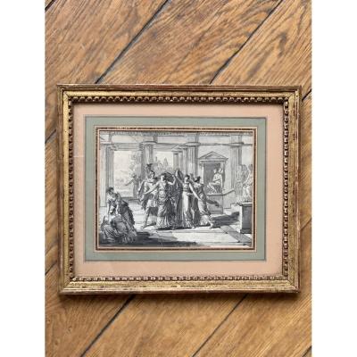 18th Century French School - Mythological Or Historical Scene