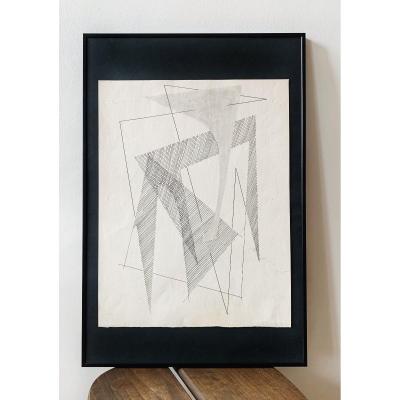 Maurice Miot Dit Melito 1920-1994, Geometric Composition, Circa 1955