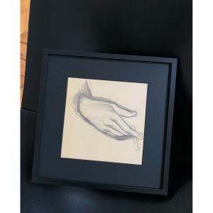 Raymonde Heudebert (1905-1991), Study Of Hand With The Cigarette