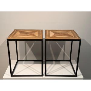Pair Of Contemporary Side Tables