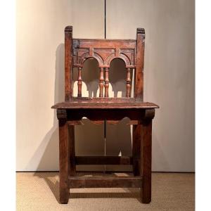 Antique Oak Chair From England