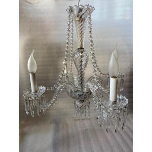 1950′ Chandelier 4 Branches Baccarat Model Tors