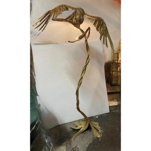 1970′ Perched Eagle With Outstretched Wings R And I Faure Honoré – Paris Or Fernandez Or D Brasseur