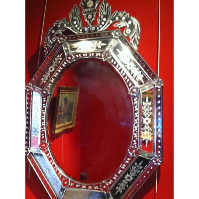 Octagonal Venetian Mirror